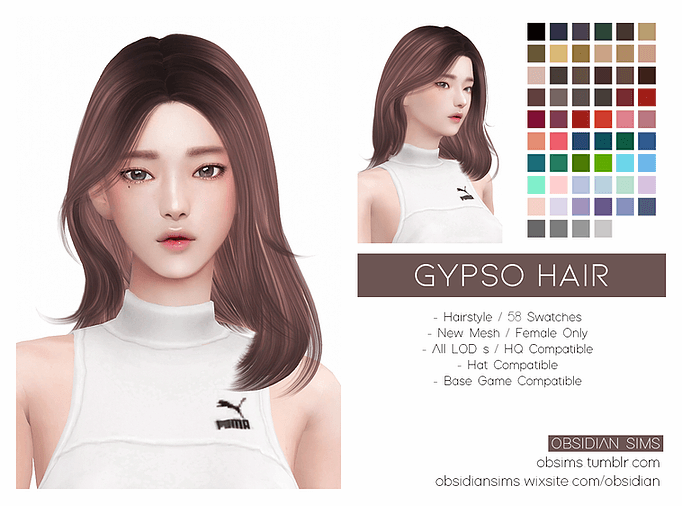 Sims 4 Korean hair Archives Page 5 of 6 The Sims Book