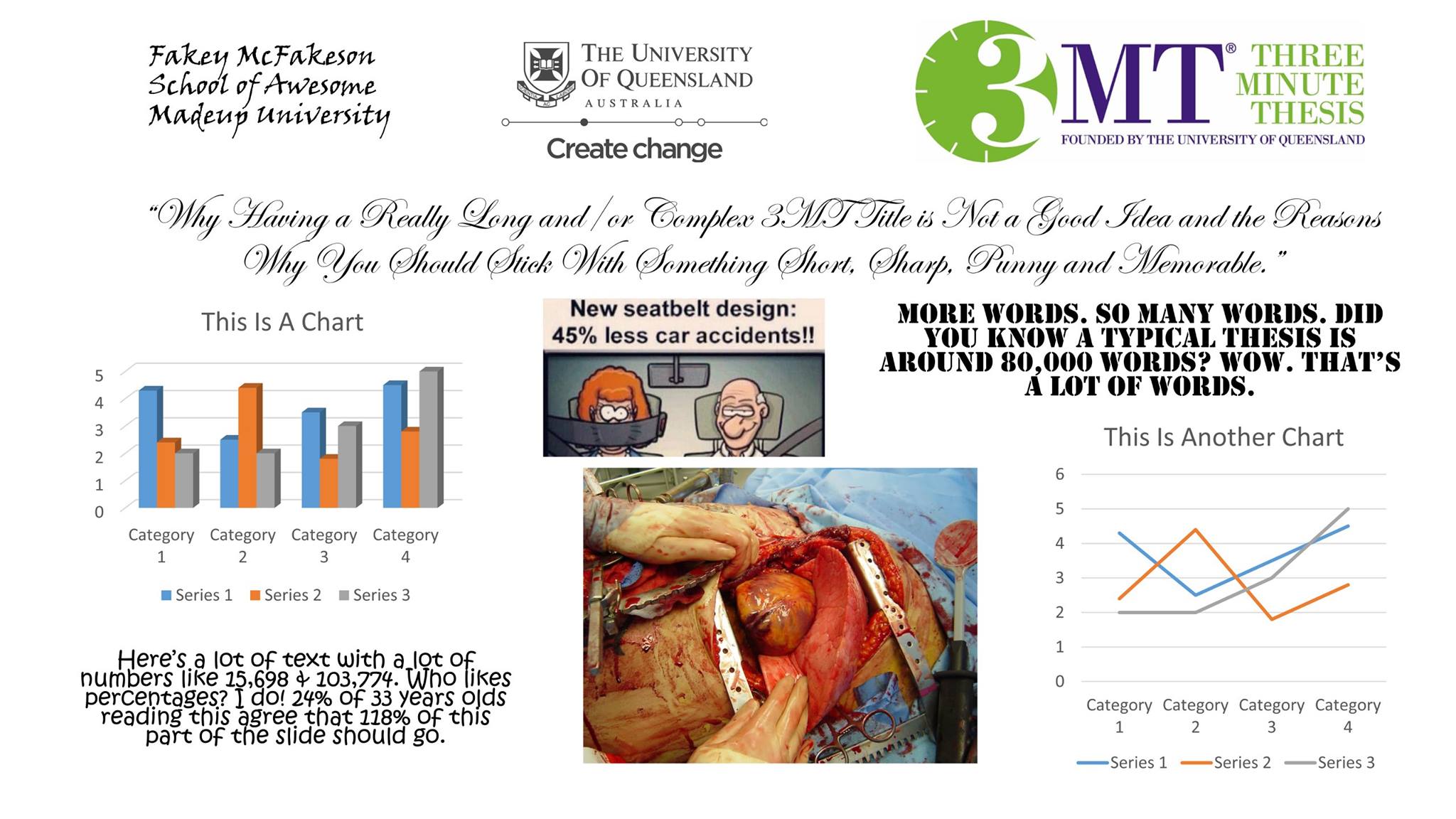 Designing a Winning 3MT Slide Thesislink