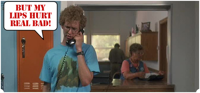 napoleon dynamite chapstick quote Defeat Dry Lips - The Skiny