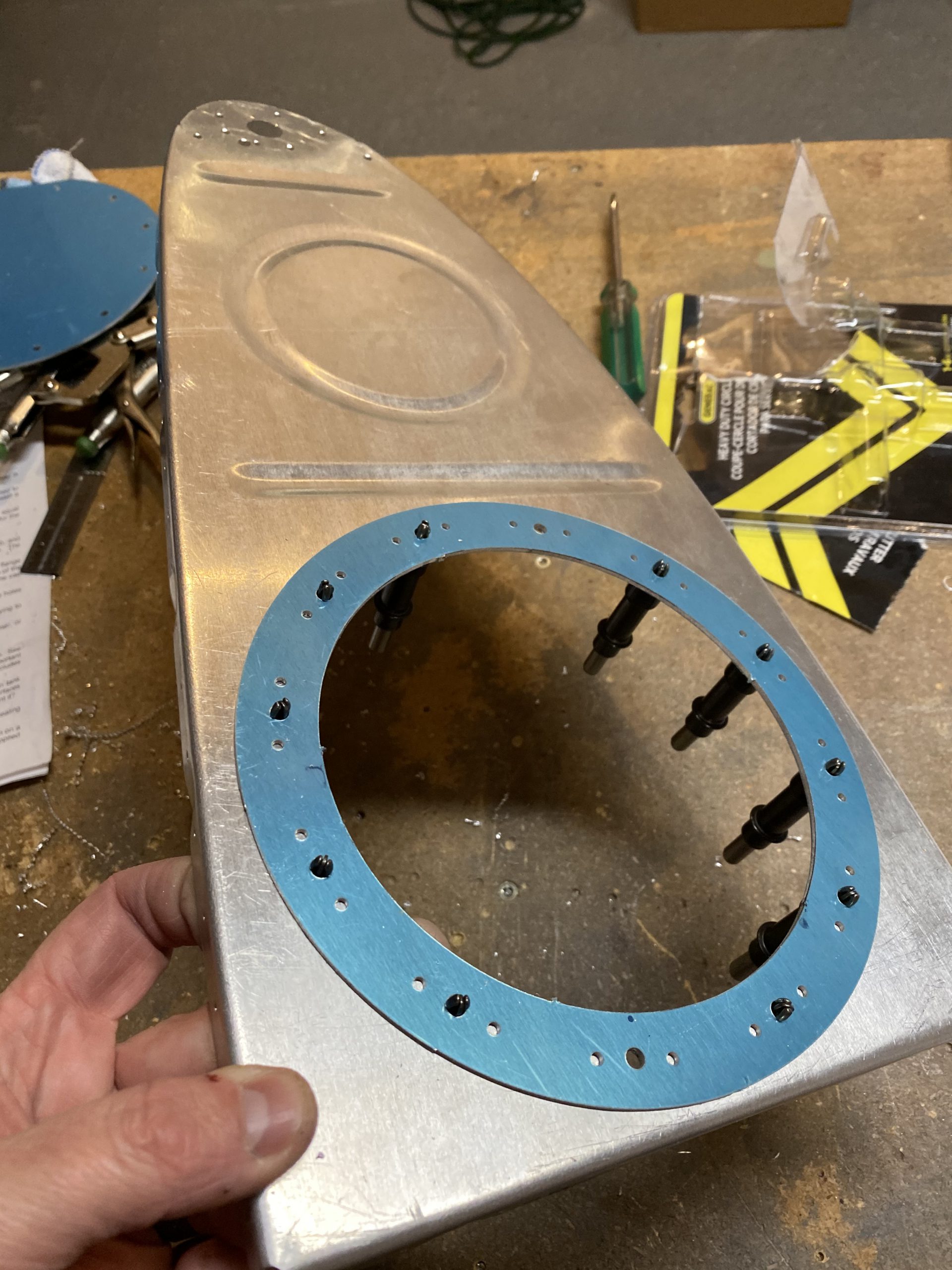 Fuel Tank Access Plates Lynn’s RV7 Build