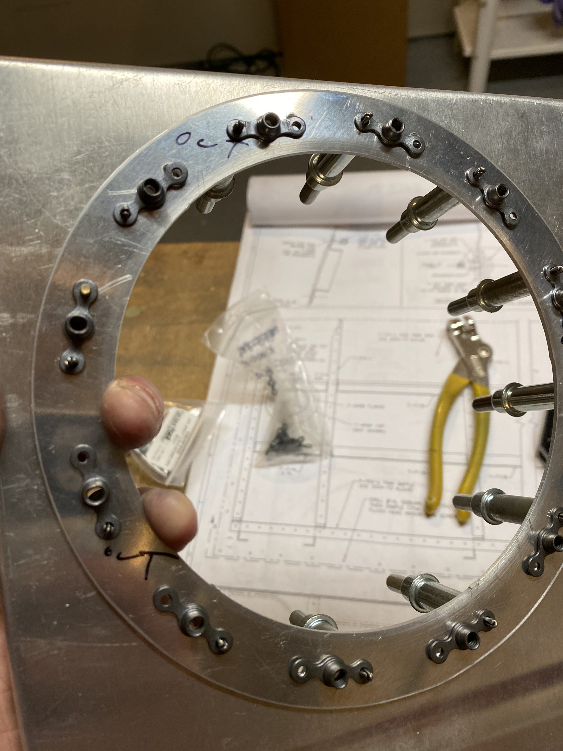 Fuel Tank Access Plates Lynn’s RV7 Build