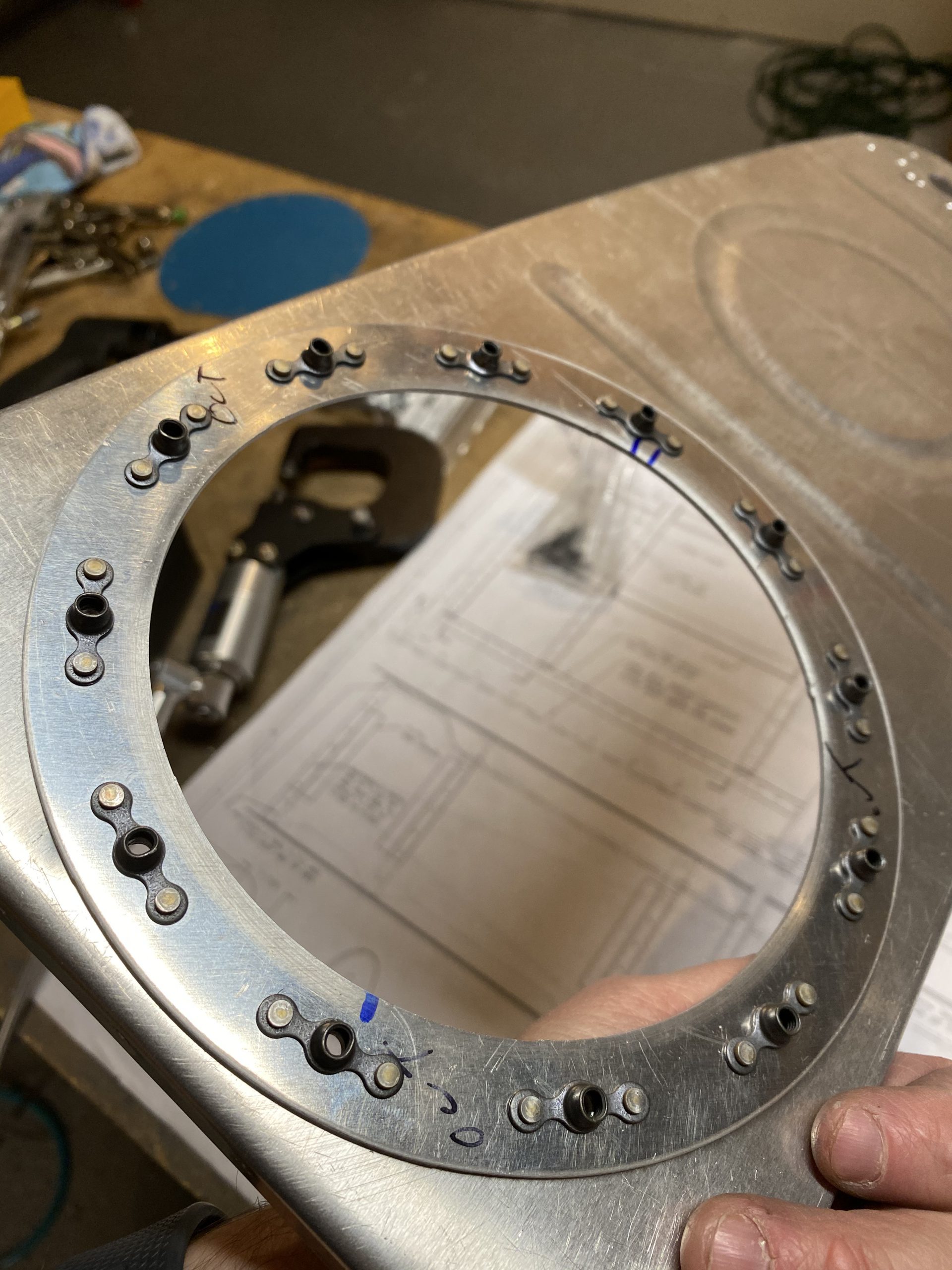 Fuel Tank Access Plates Lynn’s RV7 Build