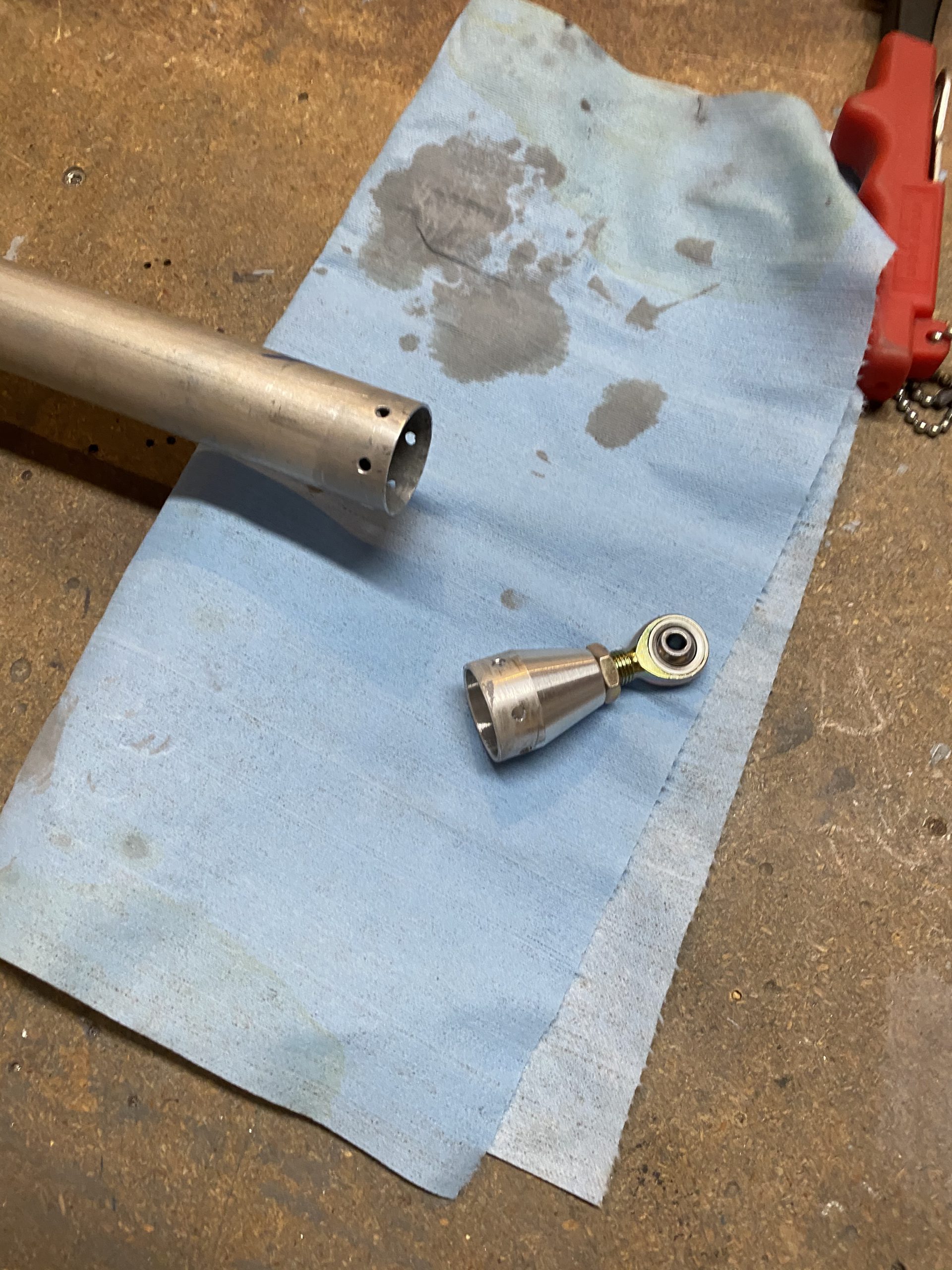 Finishing Aileron Push Rods and Control Tubes Lynn’s RV7 Build