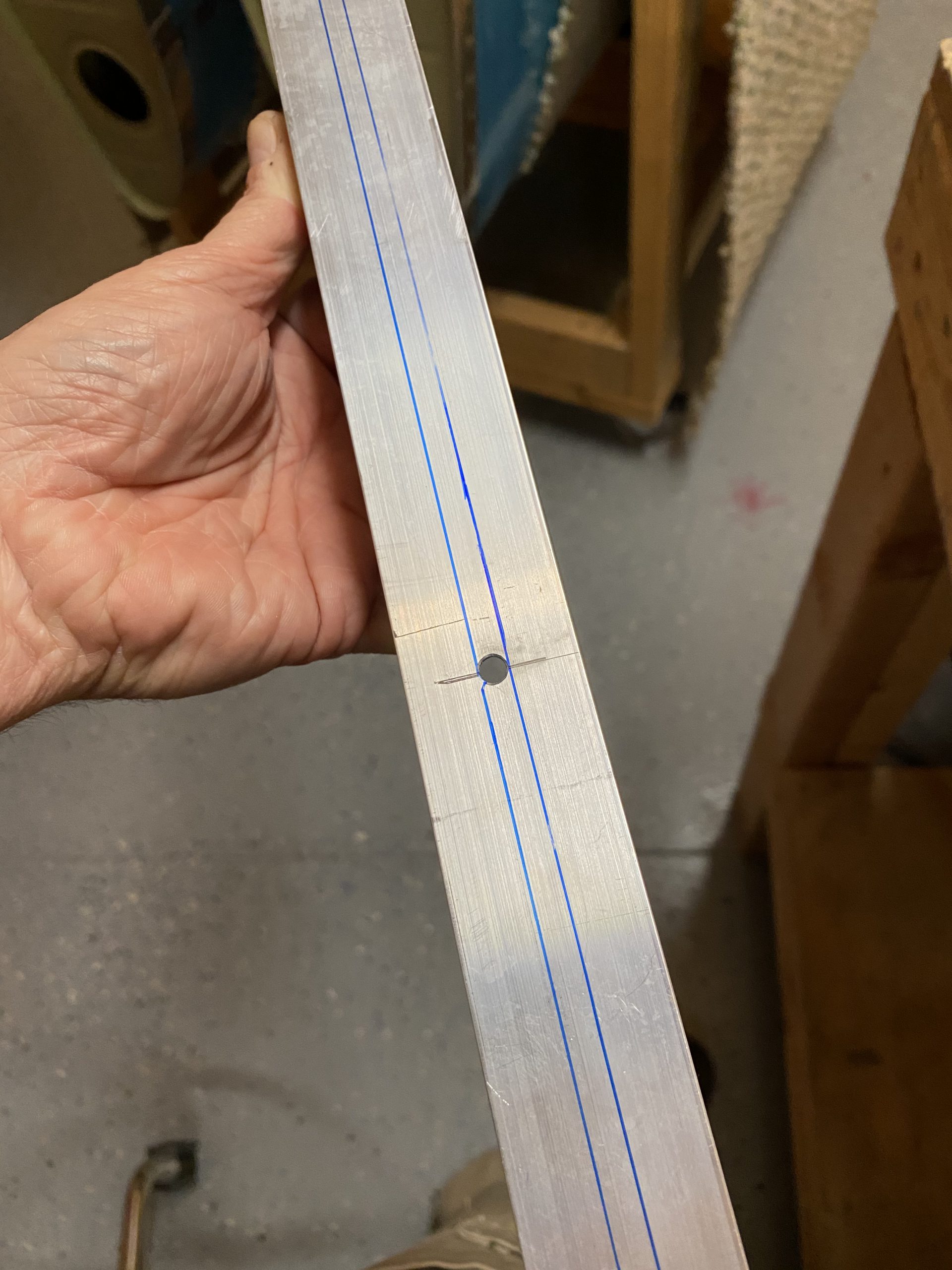 Making the Aileron Alignment Jig Lynn’s RV7 Build