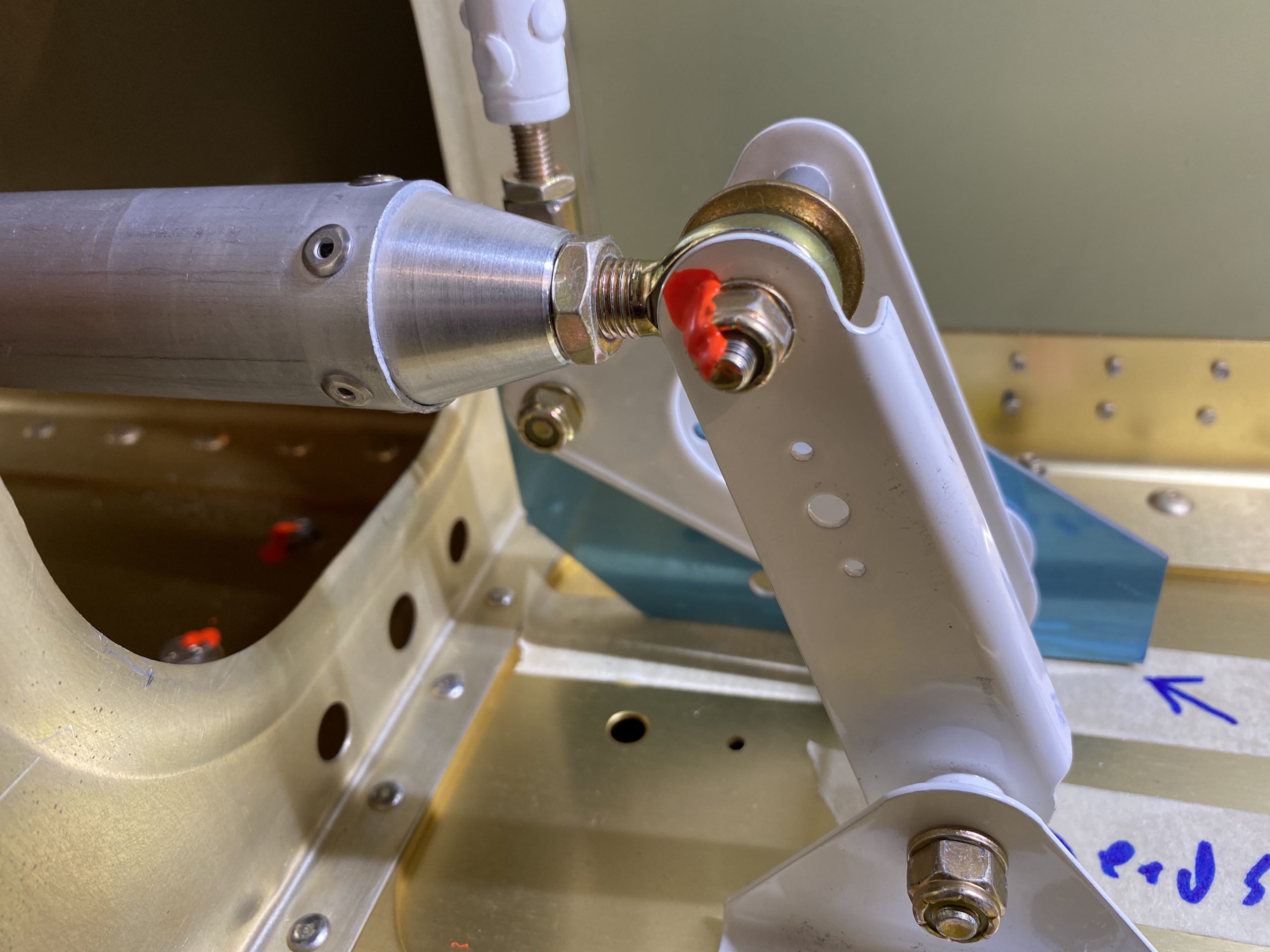 Installing Aileron Pushrods and Aligning the Ailerons Lynn’s RV7 Build