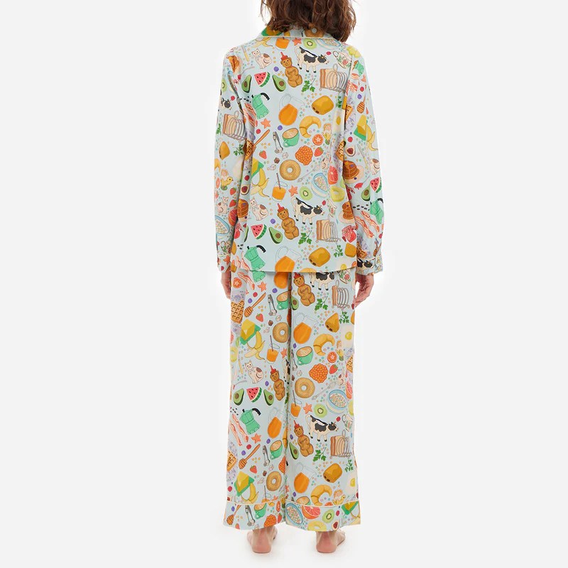 Organic Cotton Printed Long PJ Set The Sleep Code