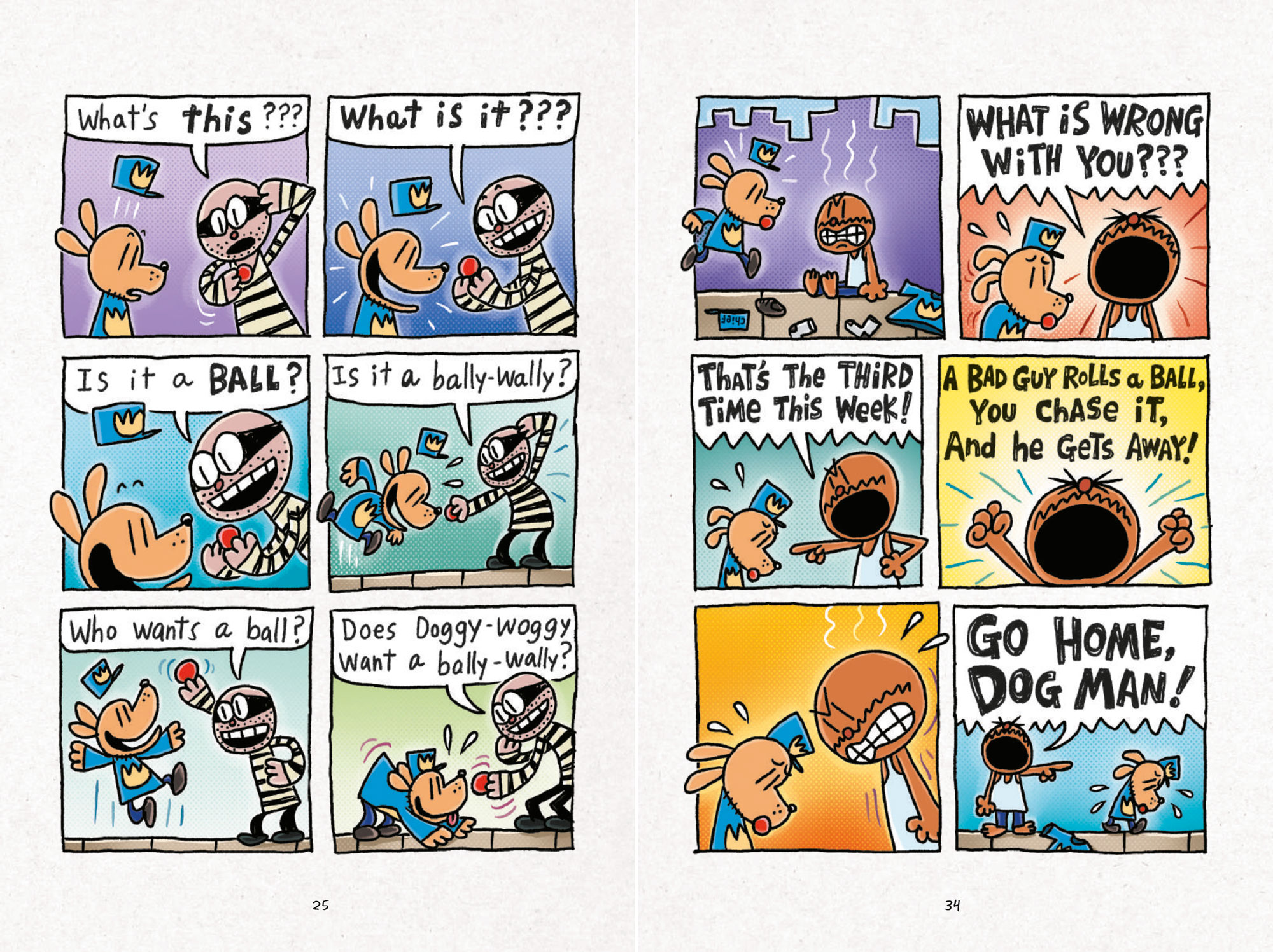 Dog Man For Whom the Ball Rolls Slings & Arrows