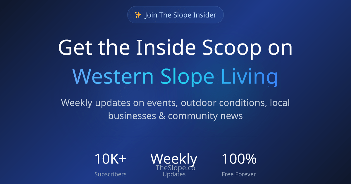 an Insider TheSlope.co Colorado Western Slope The Slope