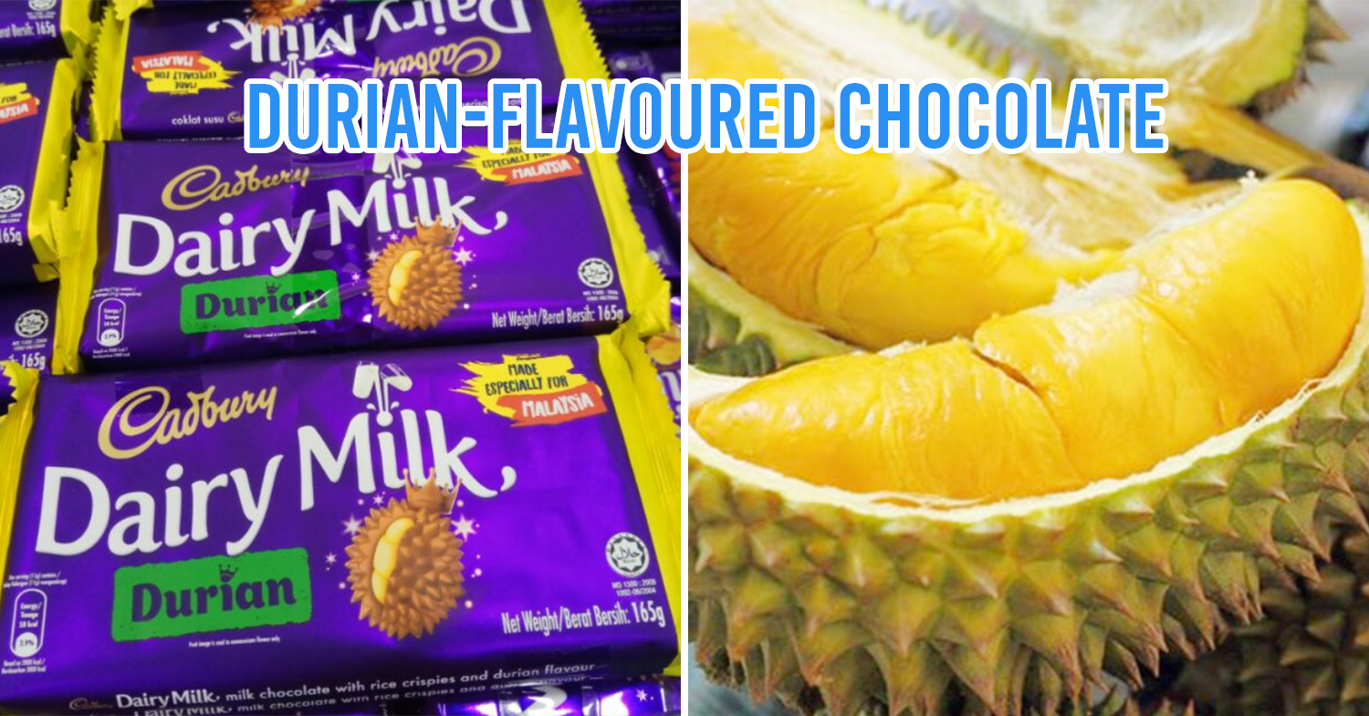 Cadbury Now Has Durian Chocolate, Specially Made For Malaysians - Thesmartlocal Malaysia - Travel, Lifestyle, Culture & Language Guide