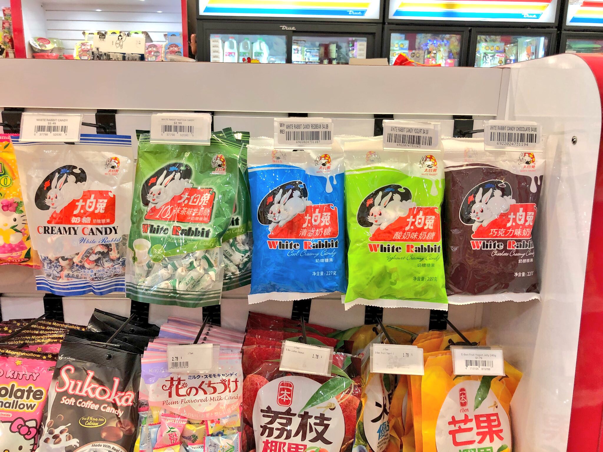 White Rabbit Candy Comes In Over 15 Flavours Like Durian