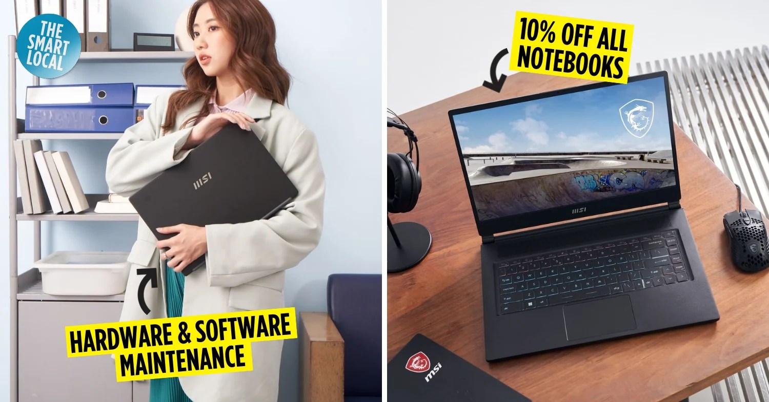MSI Free Laptop Maintenance & Cleaning At Challenger Bugis