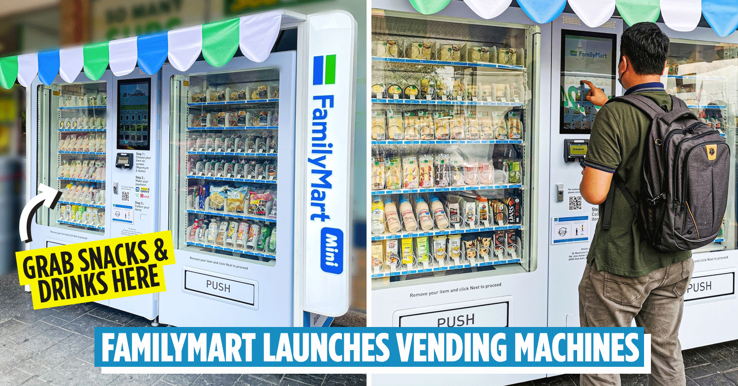 FamilyMart Now Has Vending Machines For An Easy Way To Get Snacks & Drinks