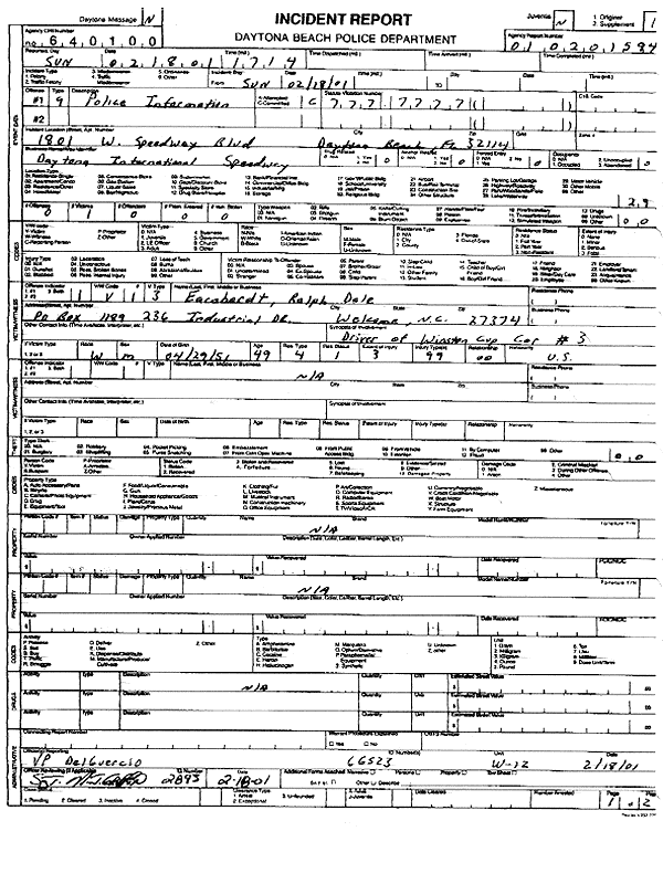 Dale Earnhardt Crash Report The Smoking Gun(03)