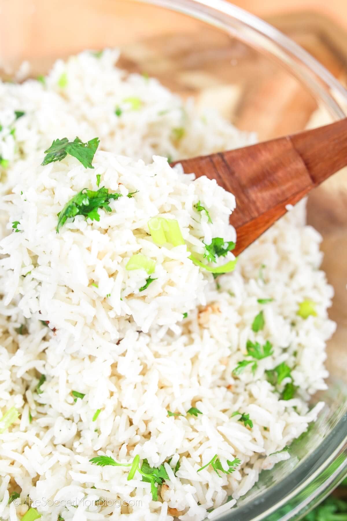 Easy Coconut Rice (w/ Instant Pot Recipe) The Soccer Mom Blog