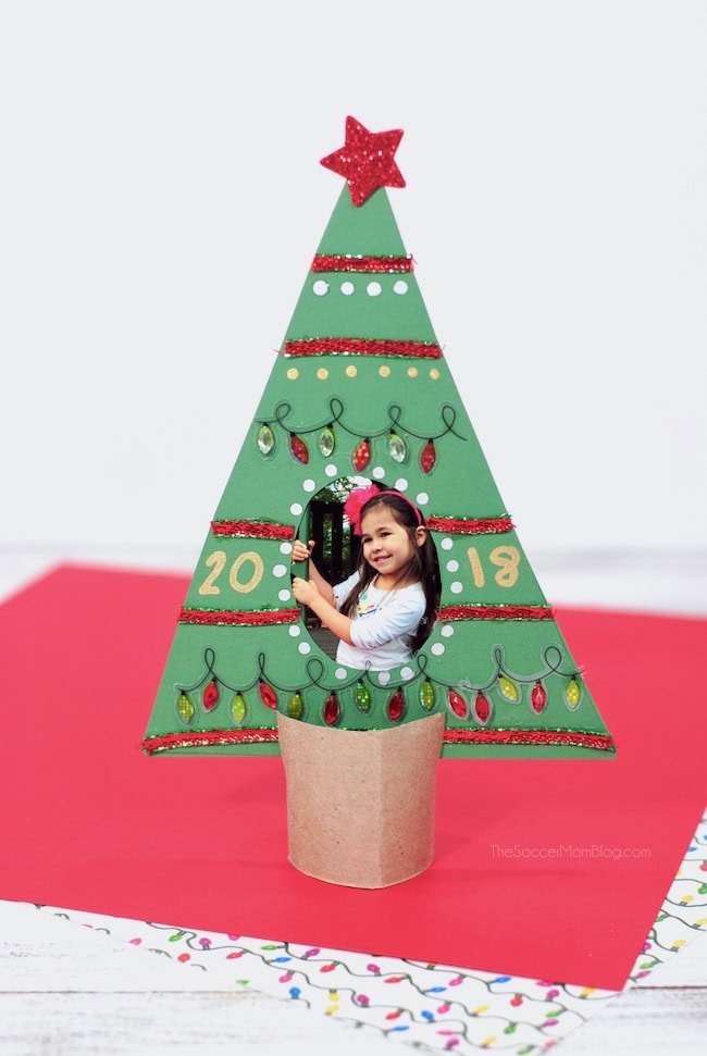 KidMade Christmas Tree Picture Frame The Soccer Mom Blog