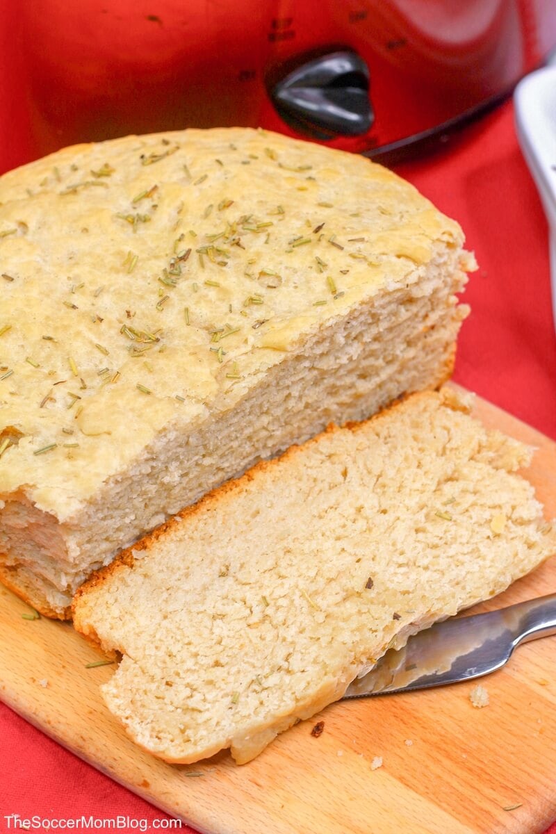 Slow Cooker Bread with Rosemary The Soccer Mom Blog