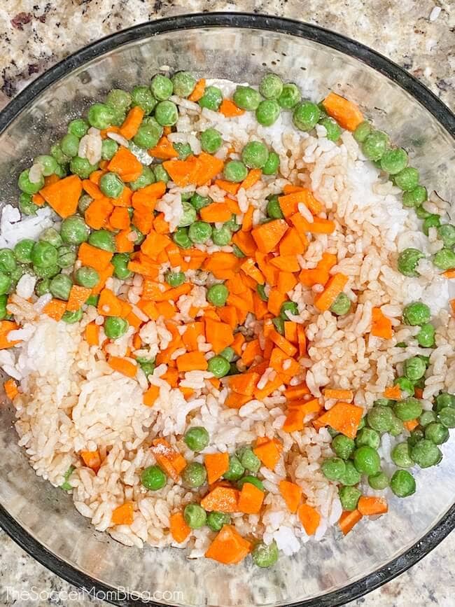 Easy Microwave Fried Rice Recipe The Soccer Mom Blog