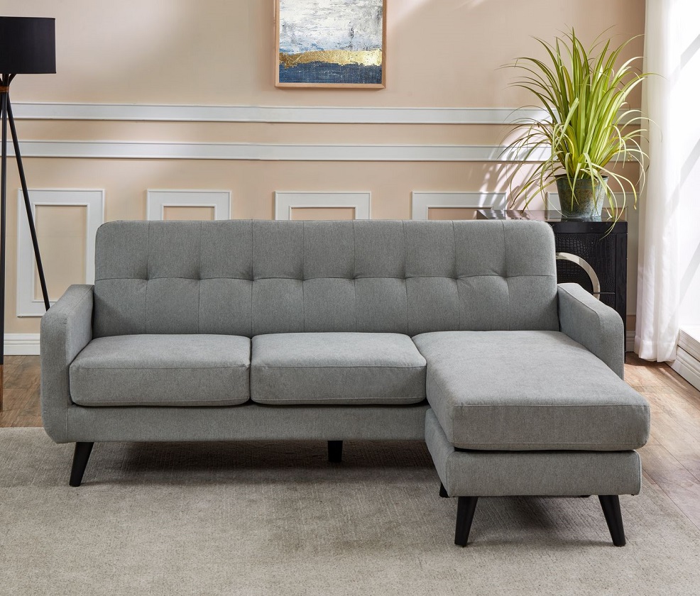 Oslo Corner/Chaise Grey