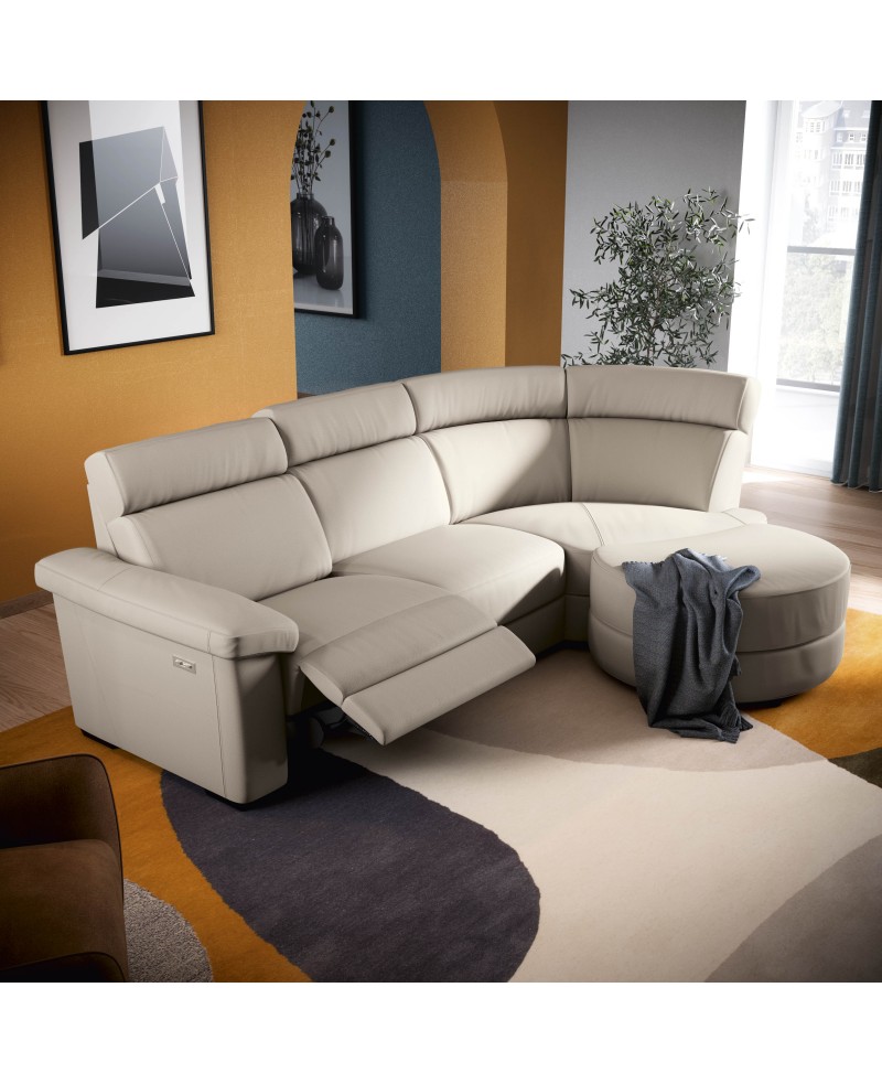 Sofá Estremo Natuzzi Editions I Relax reclinable eléctrico único