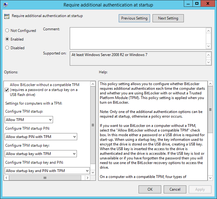 How to enable BitLocker on Windows Server 2012 R2 程序员大本营