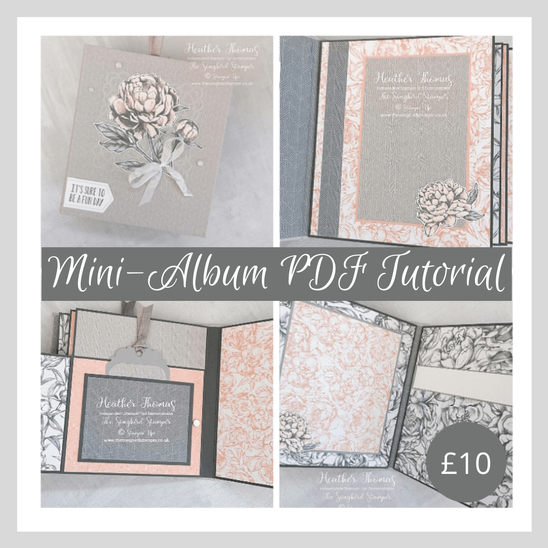 MiniAlbum PDF Tutorial The Songbird Stamper