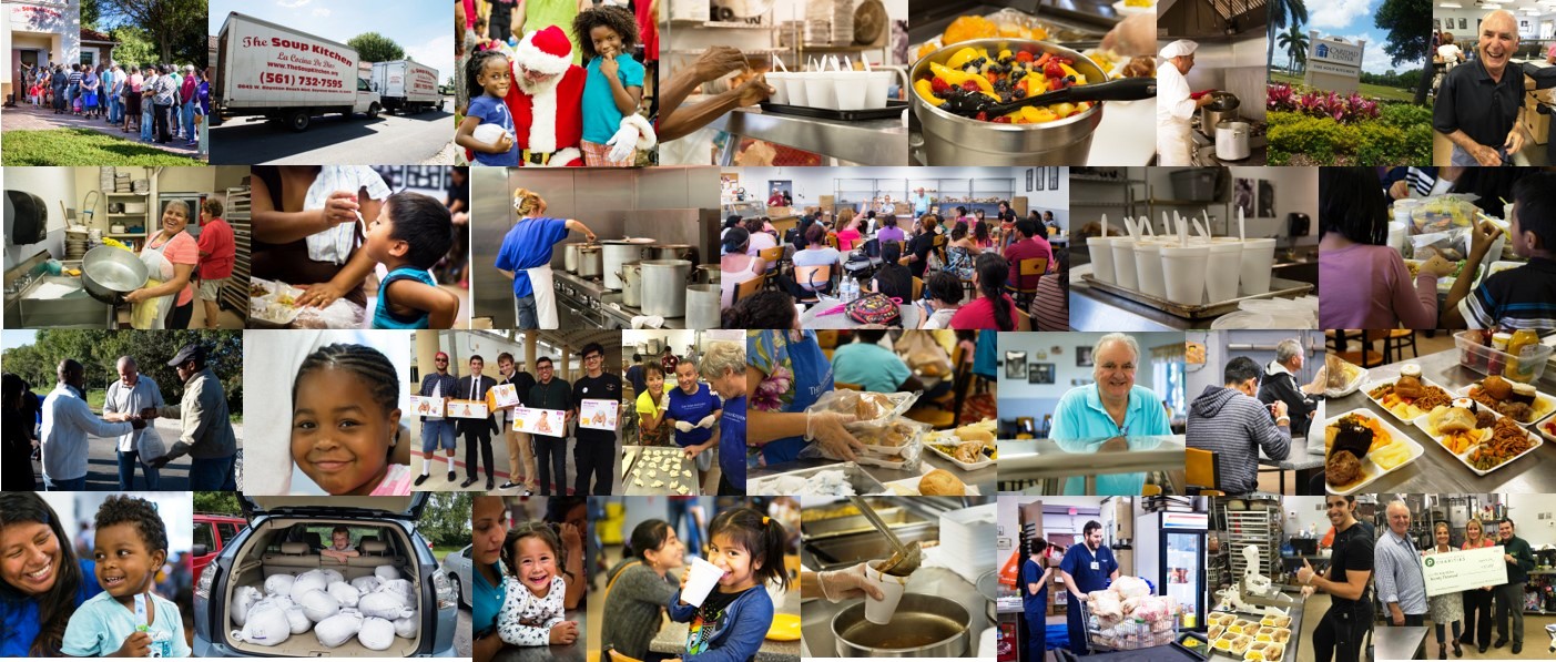 The Soup Kitchen in Boynton Beach feeding people in need.