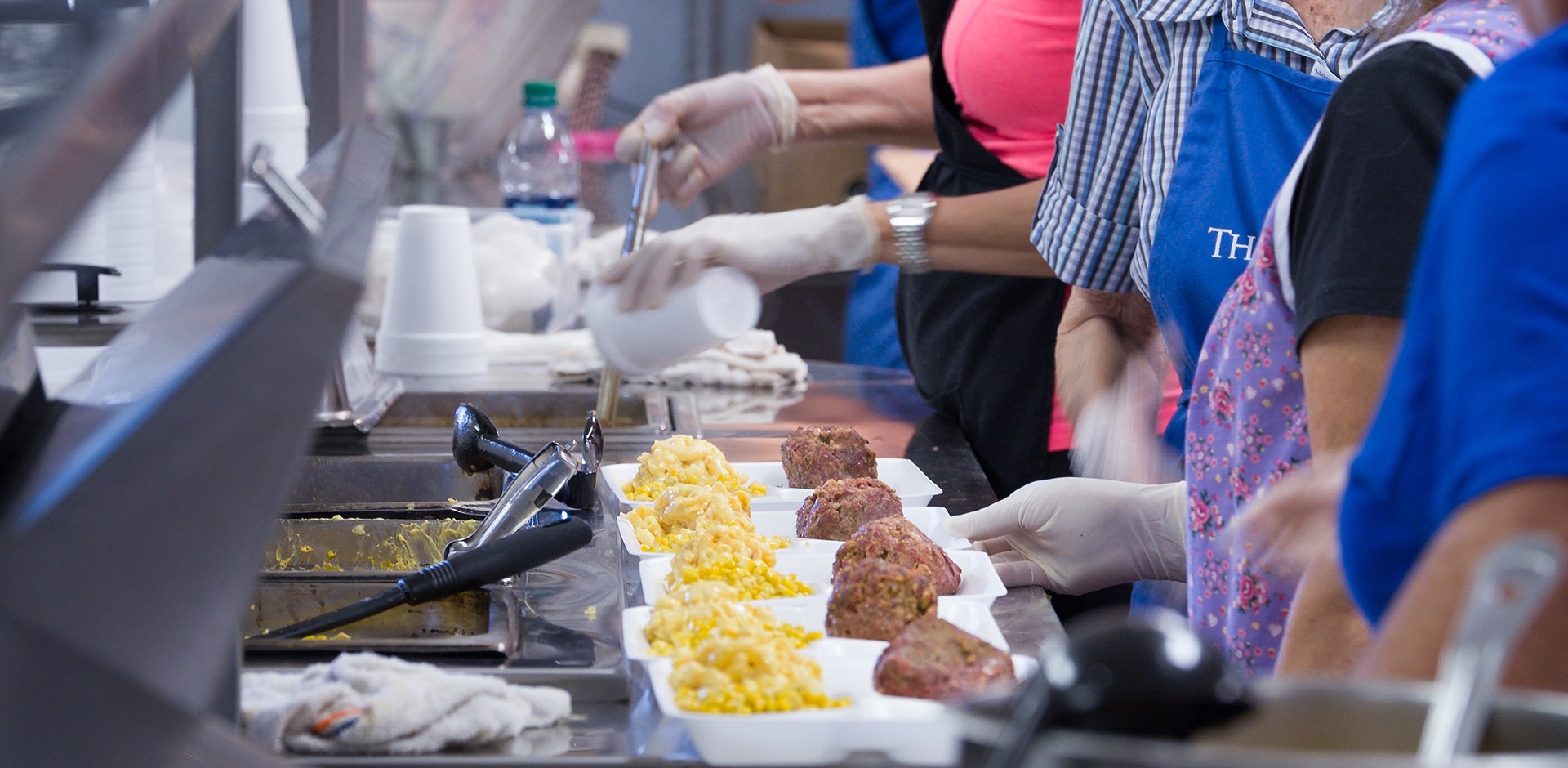 The Soup Kitchen in Boynton Beach feeding people in need.