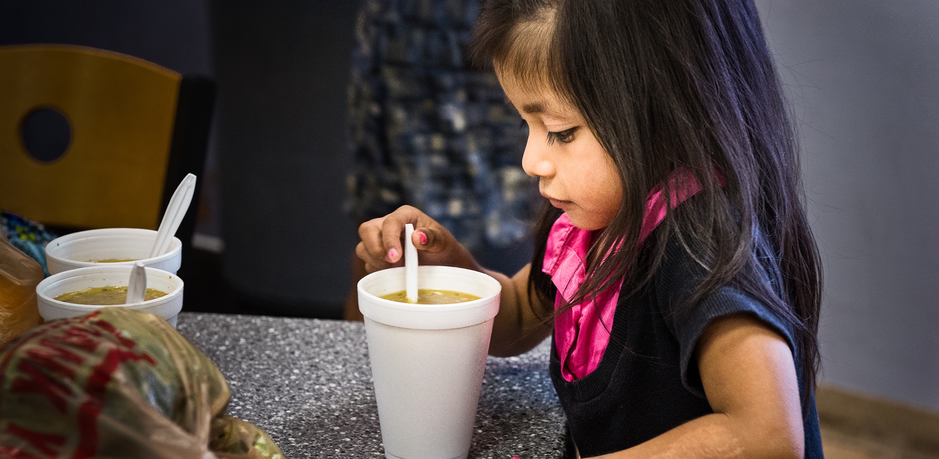 The Soup Kitchen in Boynton Beach feeding people in need.