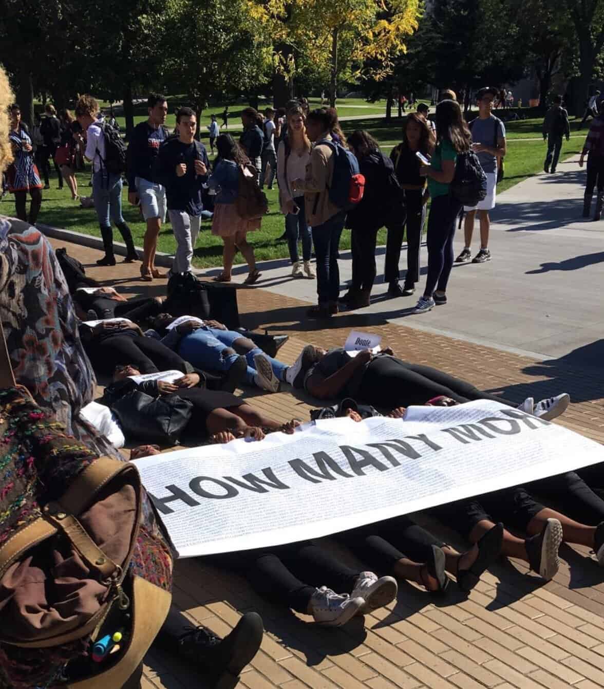Syracuse University Students Stage Powerful DieIn Protest The Source