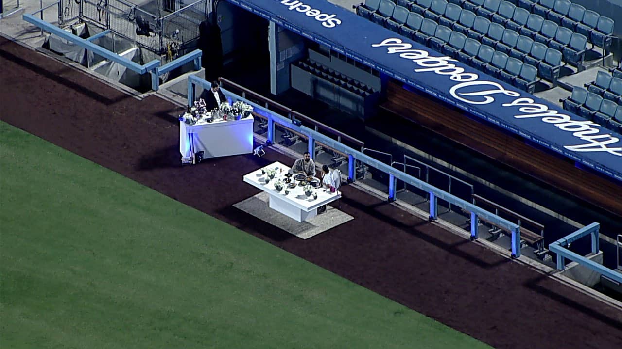 Drake Rents Dodgers Stadium for Dinner Date with Mom of HS Basketball