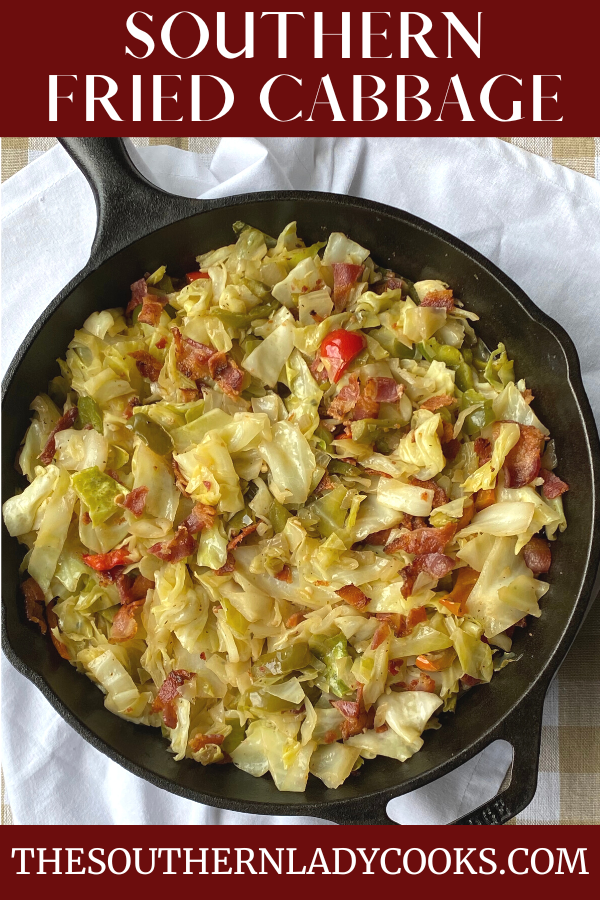 SOUTHERN FRIED CABBAGE The Southern Lady Cooks Dine Ca