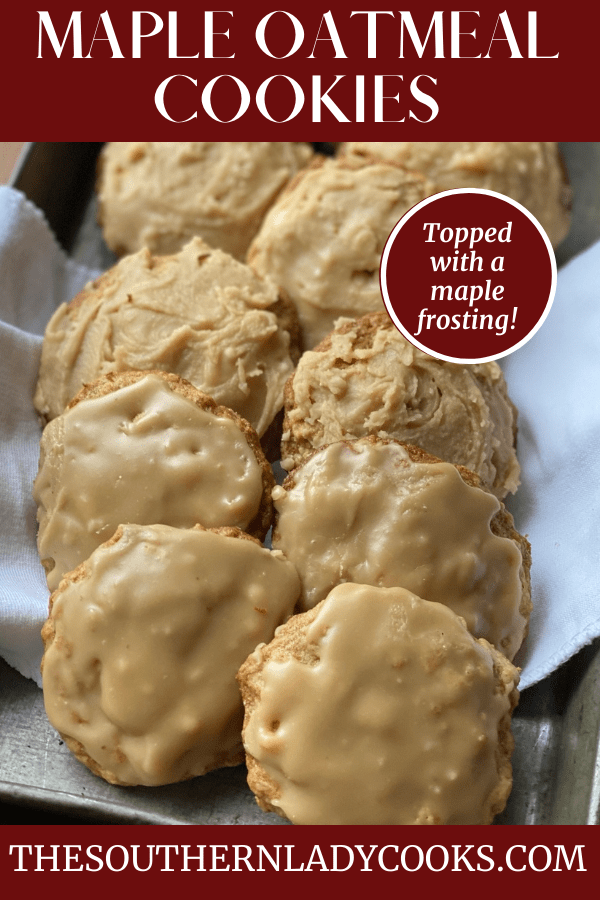 MAPLE OATMEAL COOKIES The Southern Lady Cooks
