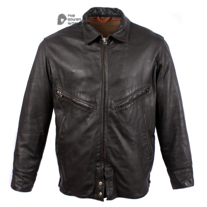 Russian Air Force leather military Pilot Jacket