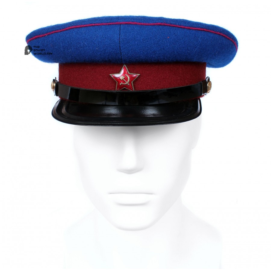 Soviet Army WWII The Highest quality NKVD Officer's military RKKA visor hat