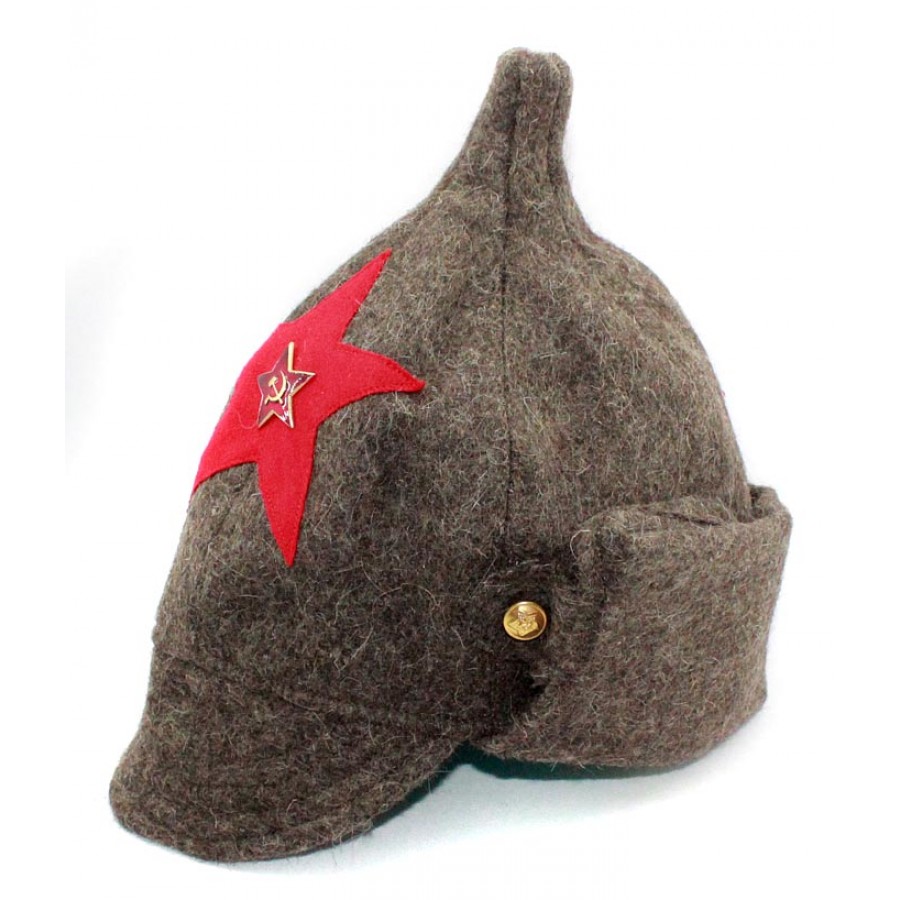 Soviet RKKA infantry russian Red Army woolen winter hat BUDENOVKA with