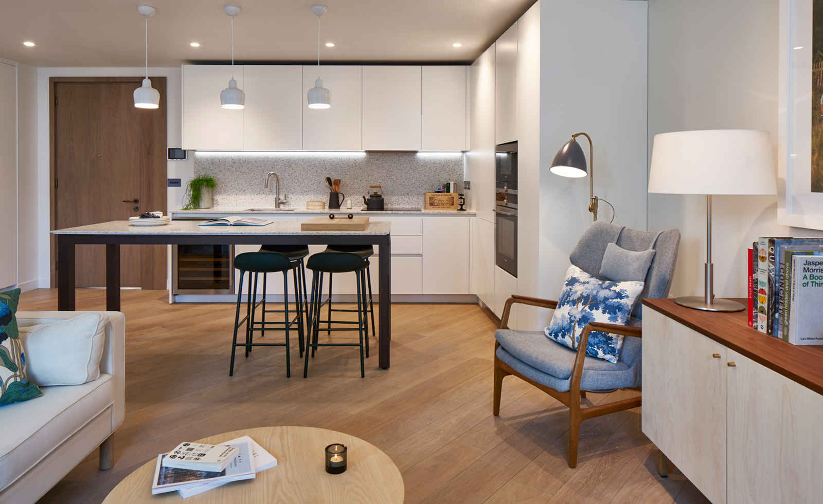 Look inside the show flats for the old BBC Television Centre in London