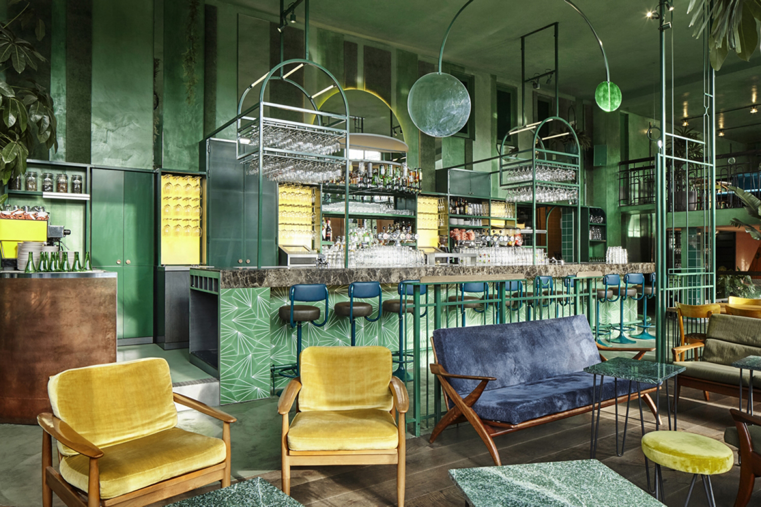 11 bars in exceptional spaces The Spaces