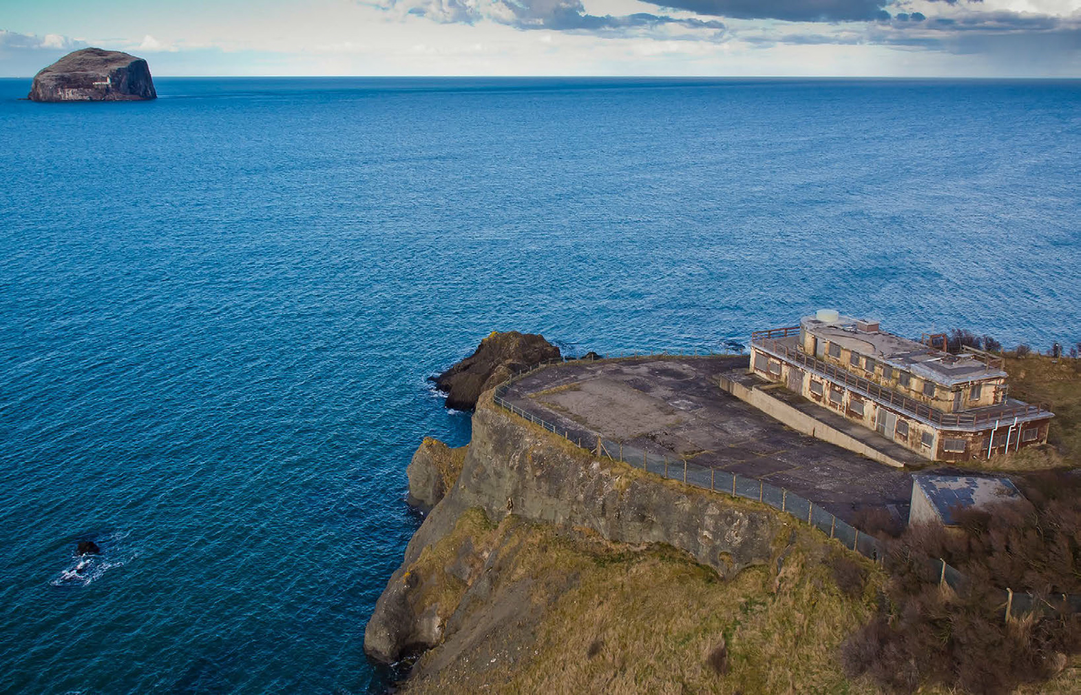 Clifftop WWII naval base hits the market in Scotland