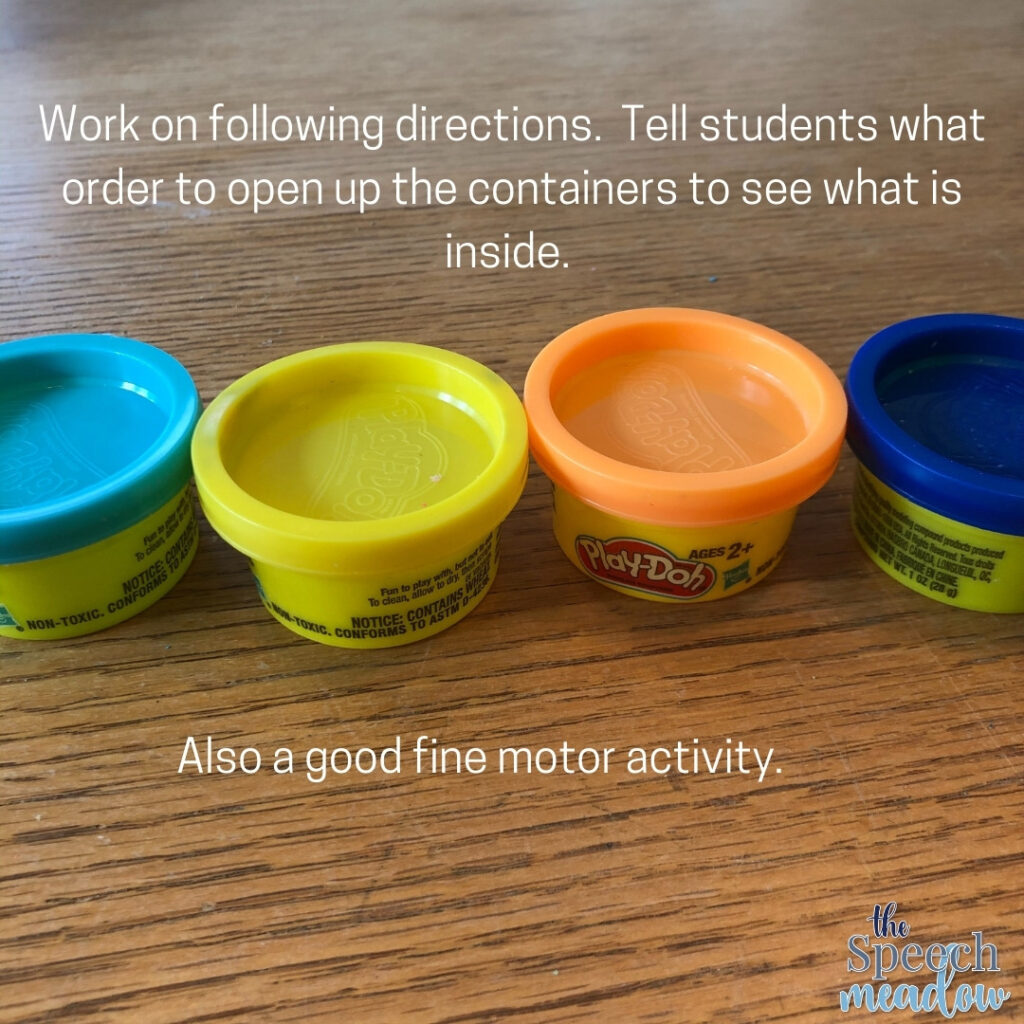Using Playdoh Containers in Speech Therapy The Speech Meadow
