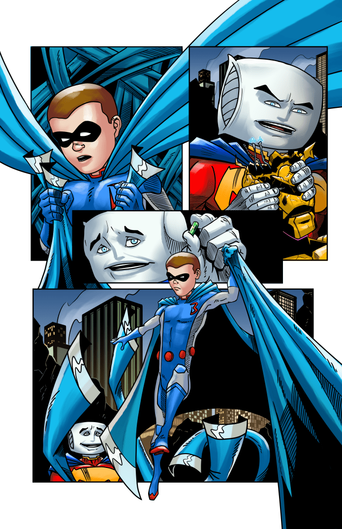 Shaun Davis’ “Pillowman and Blanketboy” is an allages tale of good vs