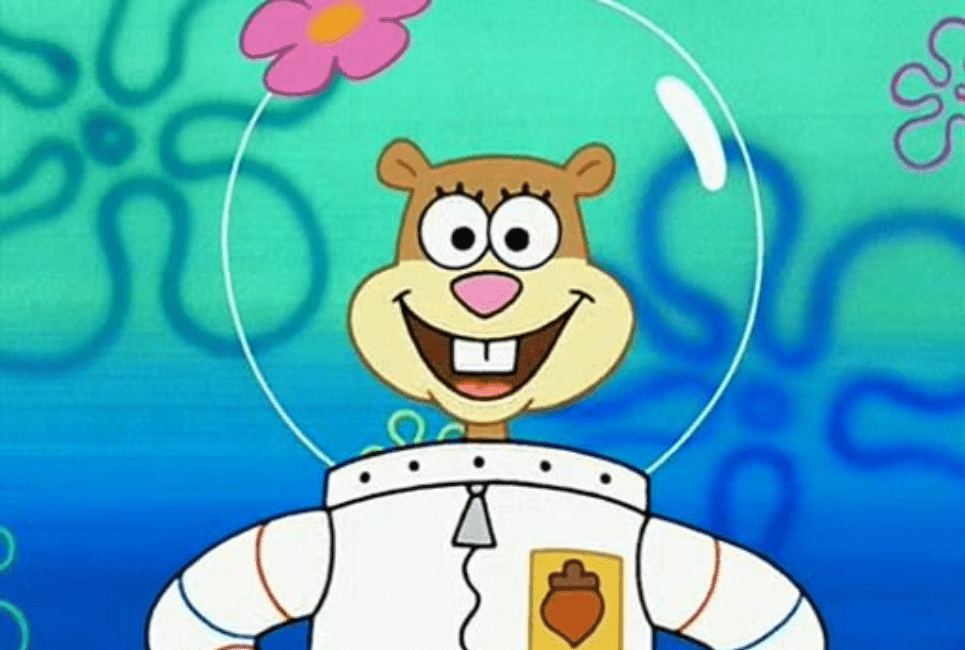 Sandy Cheeks SpongeBob Guide An Underwater Squirrel The Sponge Bob Club