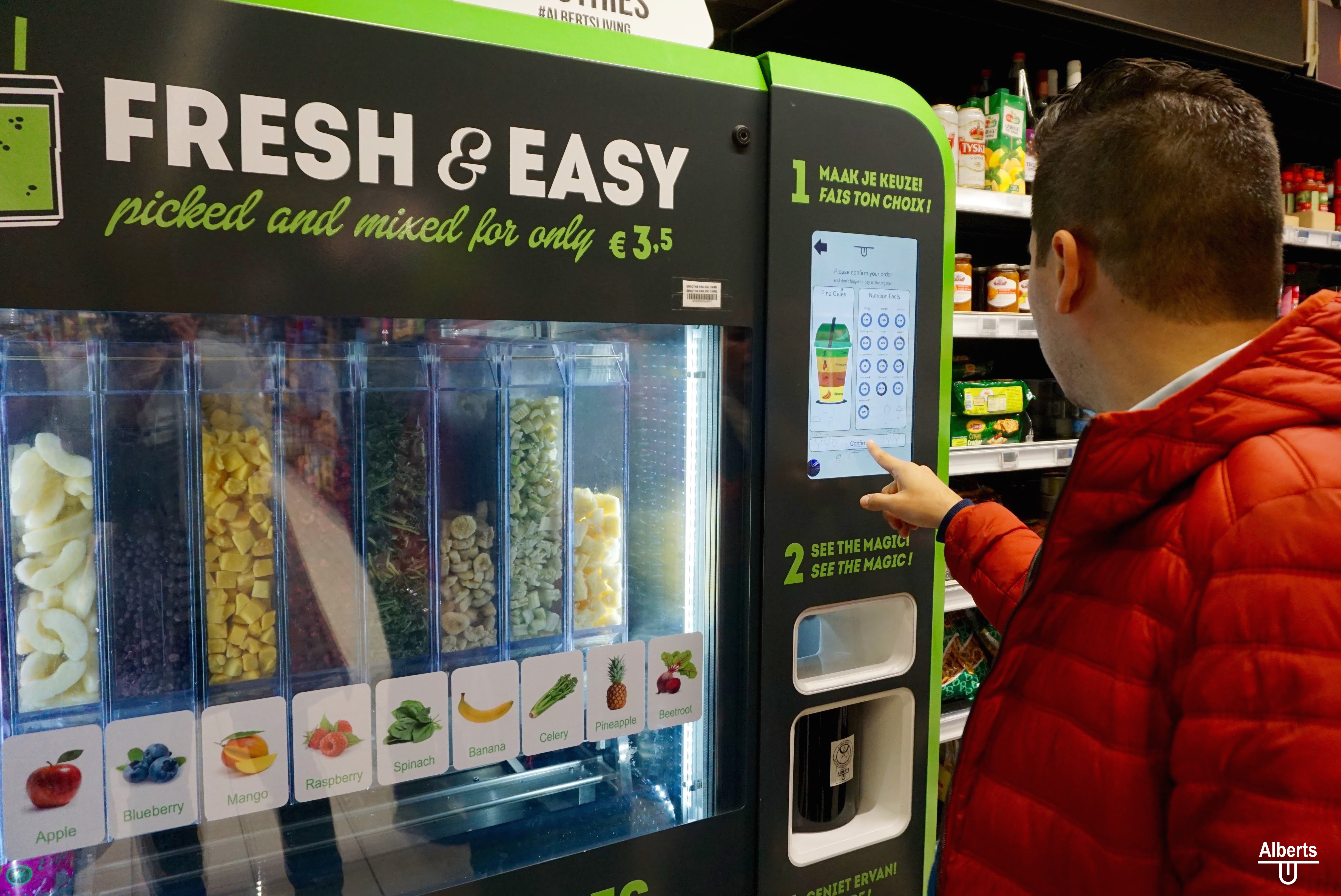 Alberts Brings Robot Smoothie Stations to Europe
