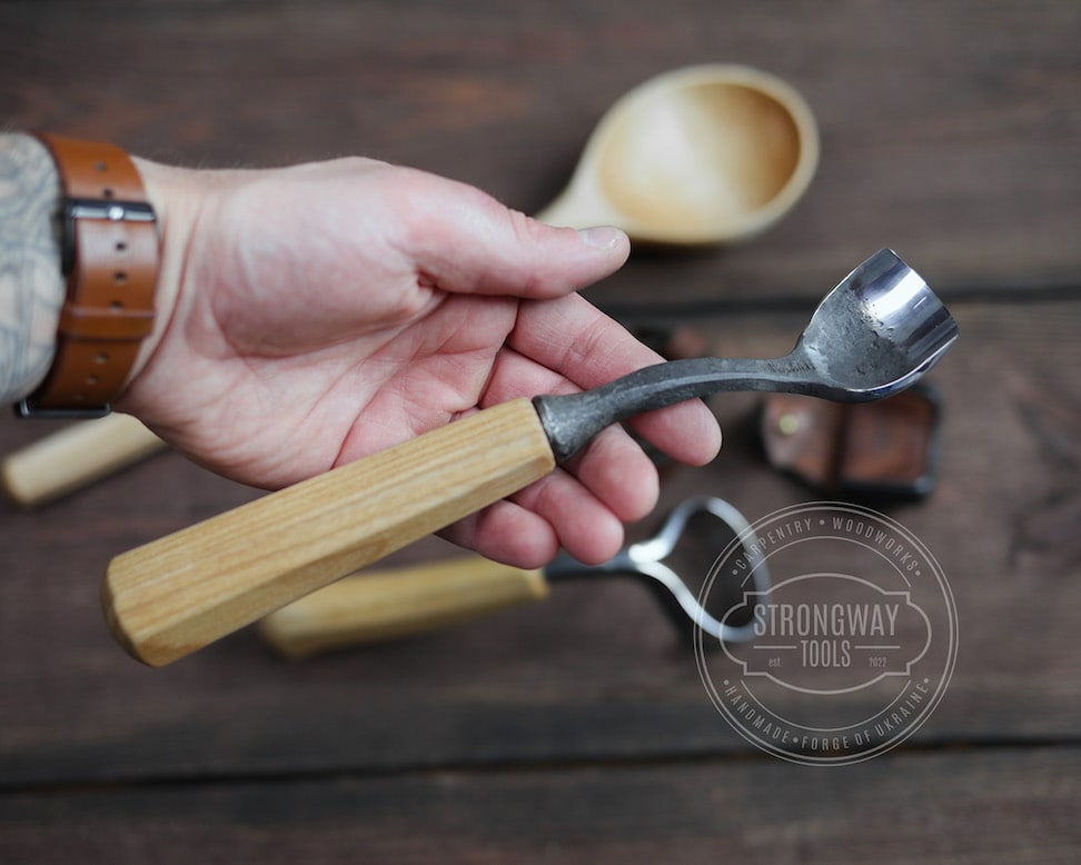 Spoon Bent Gouge’s Oval Scorp Knife The Spoon Crank