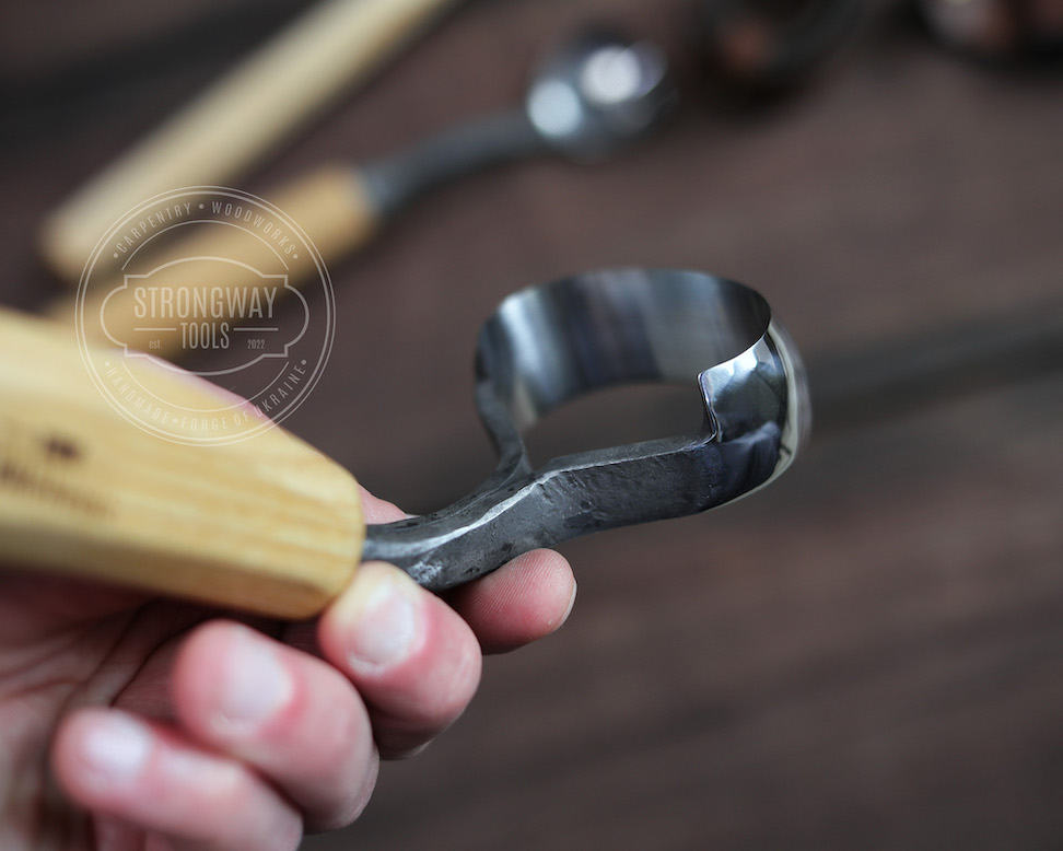 Spoon Bent Gouge’s Oval Scorp Knife The Spoon Crank