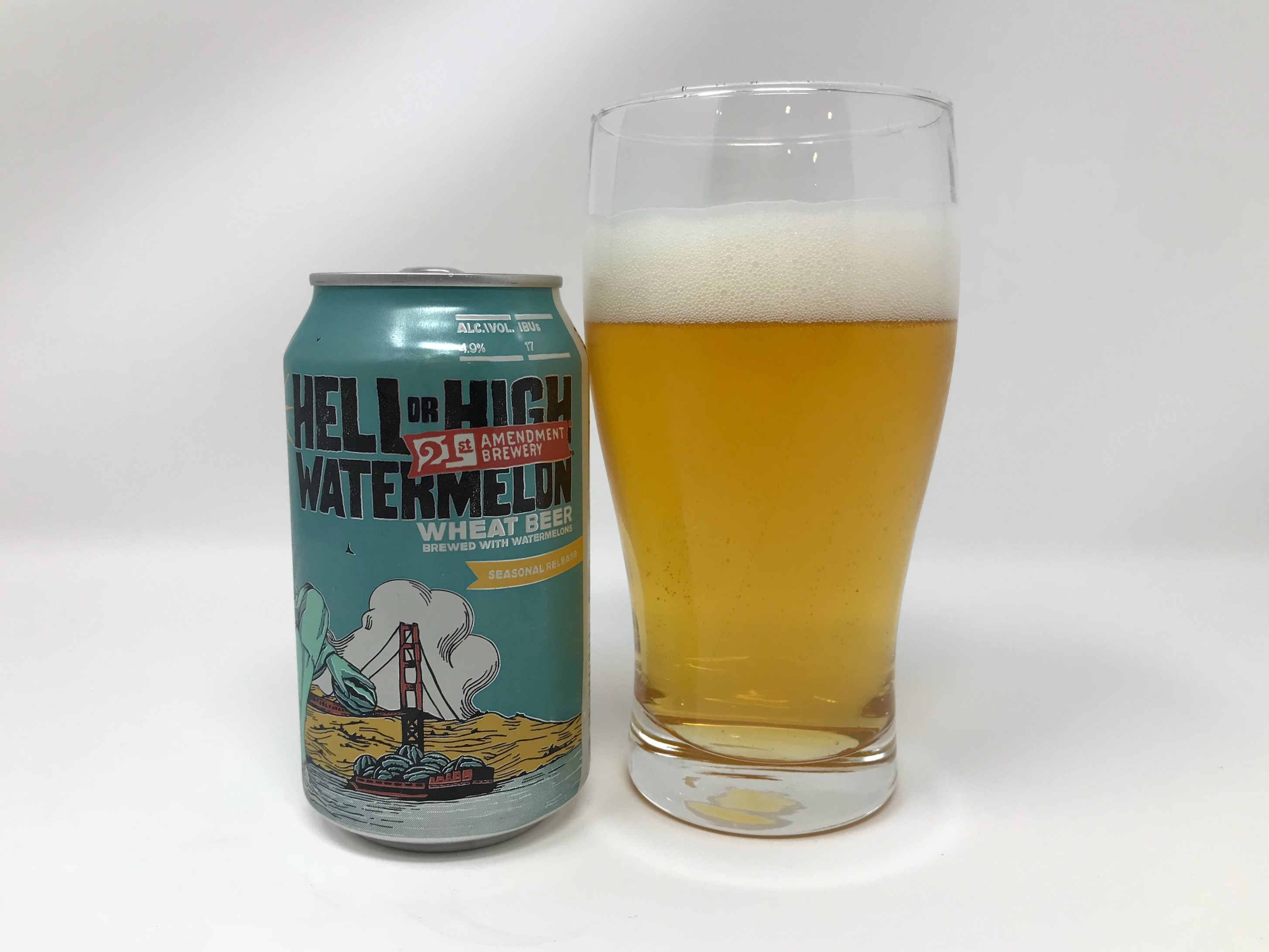 21st Amendment Hell or High Watermelon Review The Sporting Brews
