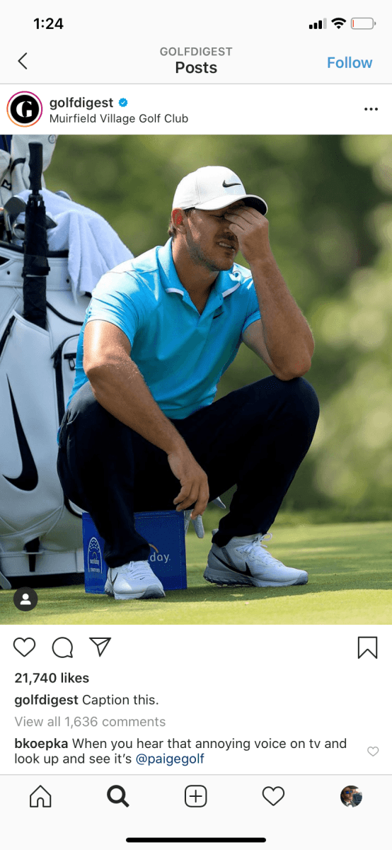 Brooks Koepka Rips Golf Channel's Paige Mackenzie On Instagram The Spun