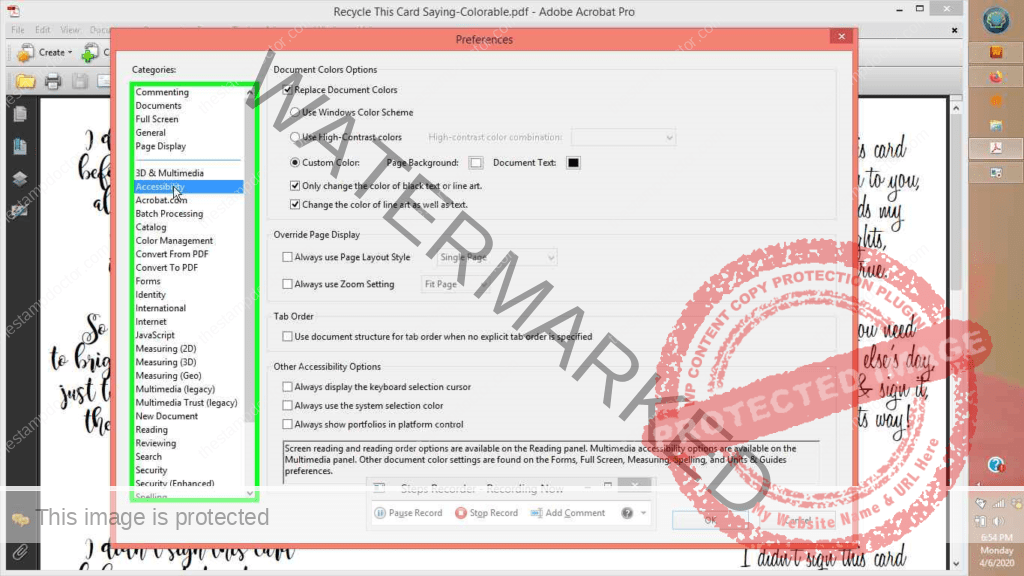 Change Color in a PDF Document The Stamp Doctor
