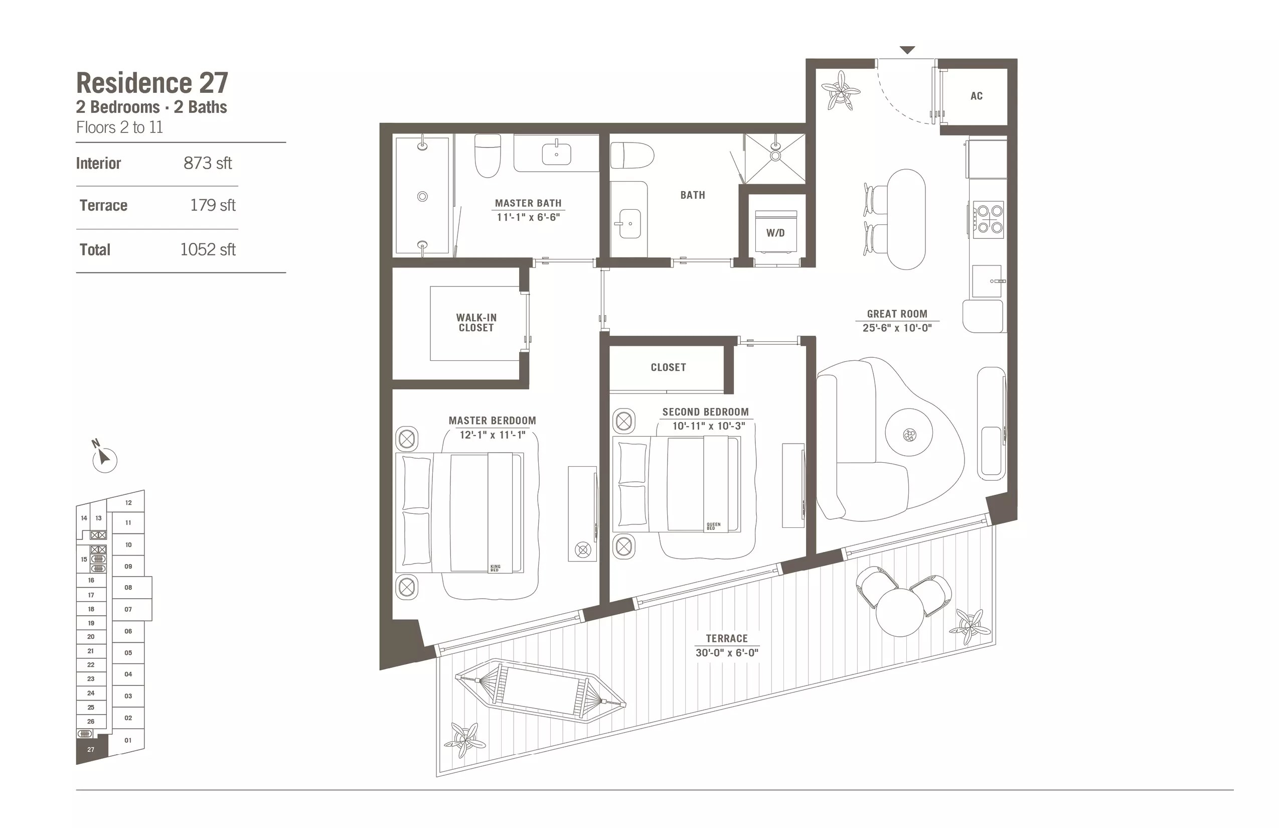 Floor Plans The Standard Residences Midtown Miami