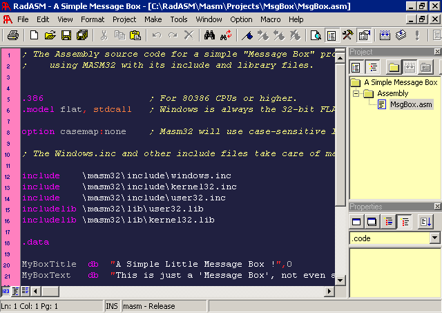 32bit Assembly for Windows using MASM32