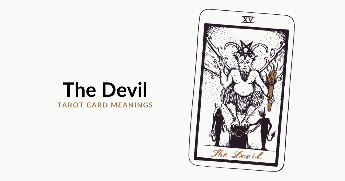 The Devil Tarot Card Meanings Upright and Reversed